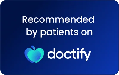 Recommended by patients on Doctify