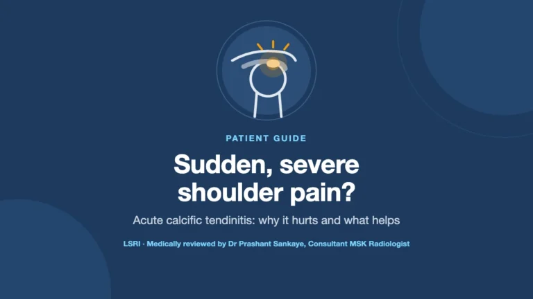 Sudden, Severe Shoulder Pain? Acute Calcific Tendinitis Explained