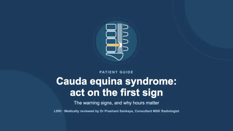 Cauda Equina Syndrome: Warning Signs and Why Hours Matter