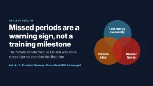 Missed Periods in Athletes Are a Warning Sign: The Female Athlete Triad, REDs and Bone Health