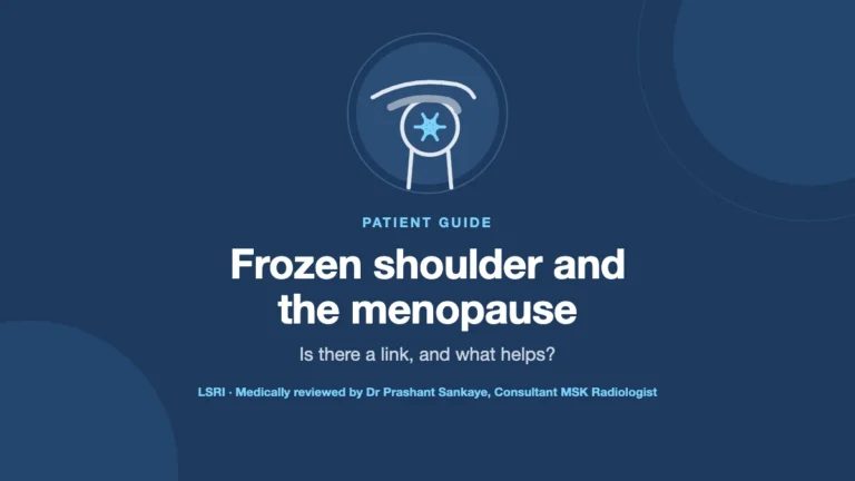 Frozen Shoulder and the Menopause: Is There a Link, and What Helps?