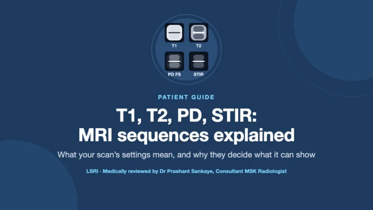 T1 vs T2 MRI and Other Sequences Explained: Why Your Scan’s Settings Matter